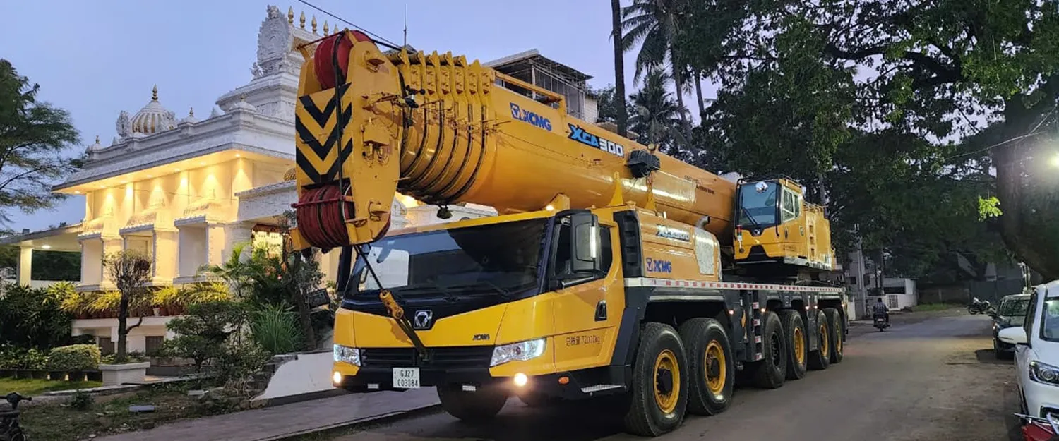 300 Ton Cranes on Hire